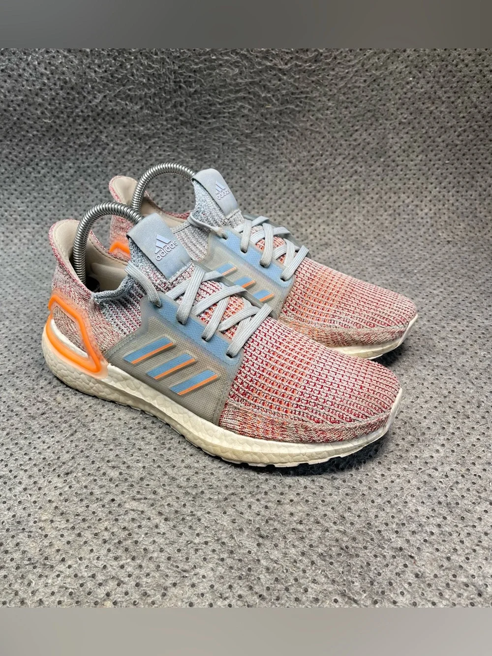 Adidas Ultraboost 19 Blue Coral Running Shoes Size 7 Womens